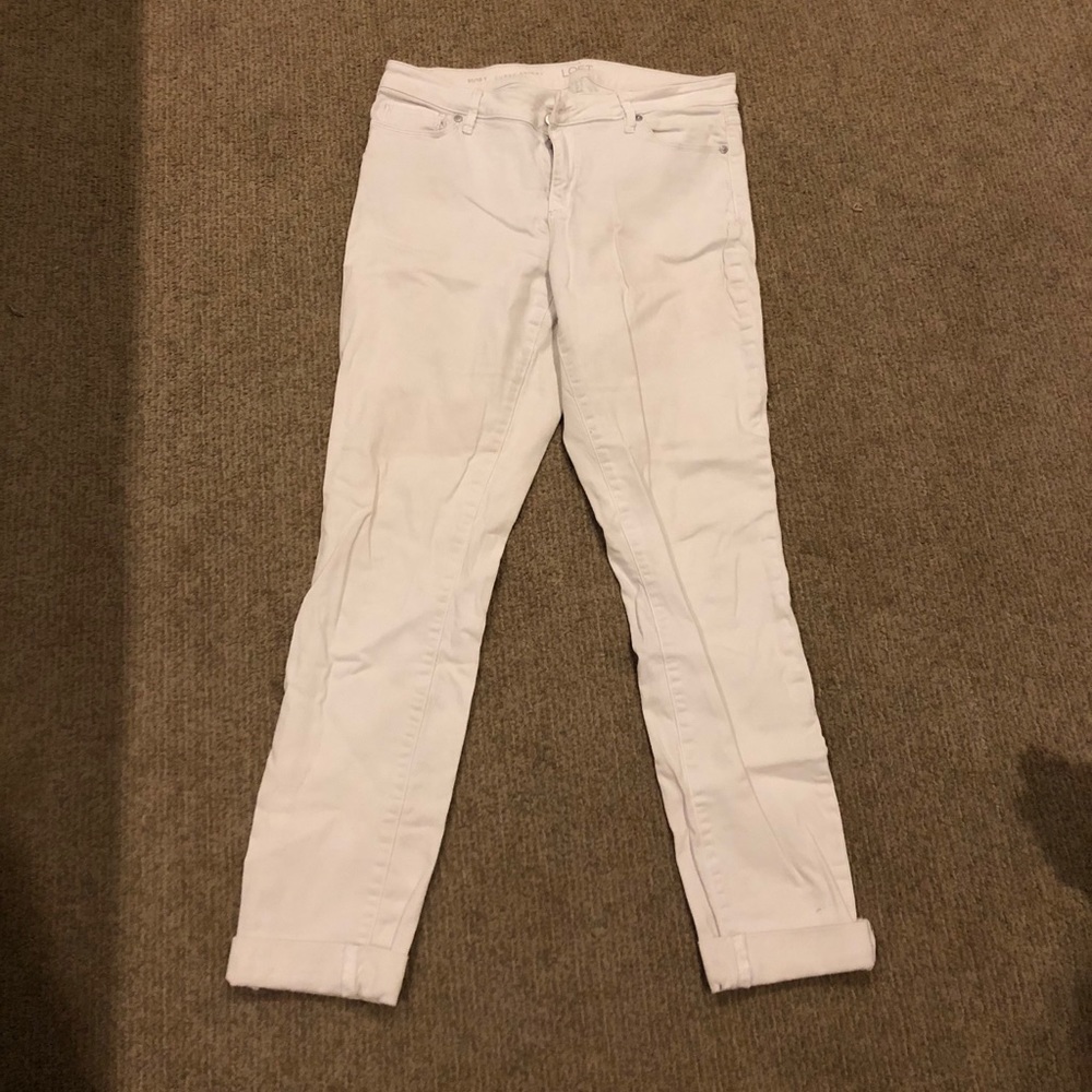 White jeans